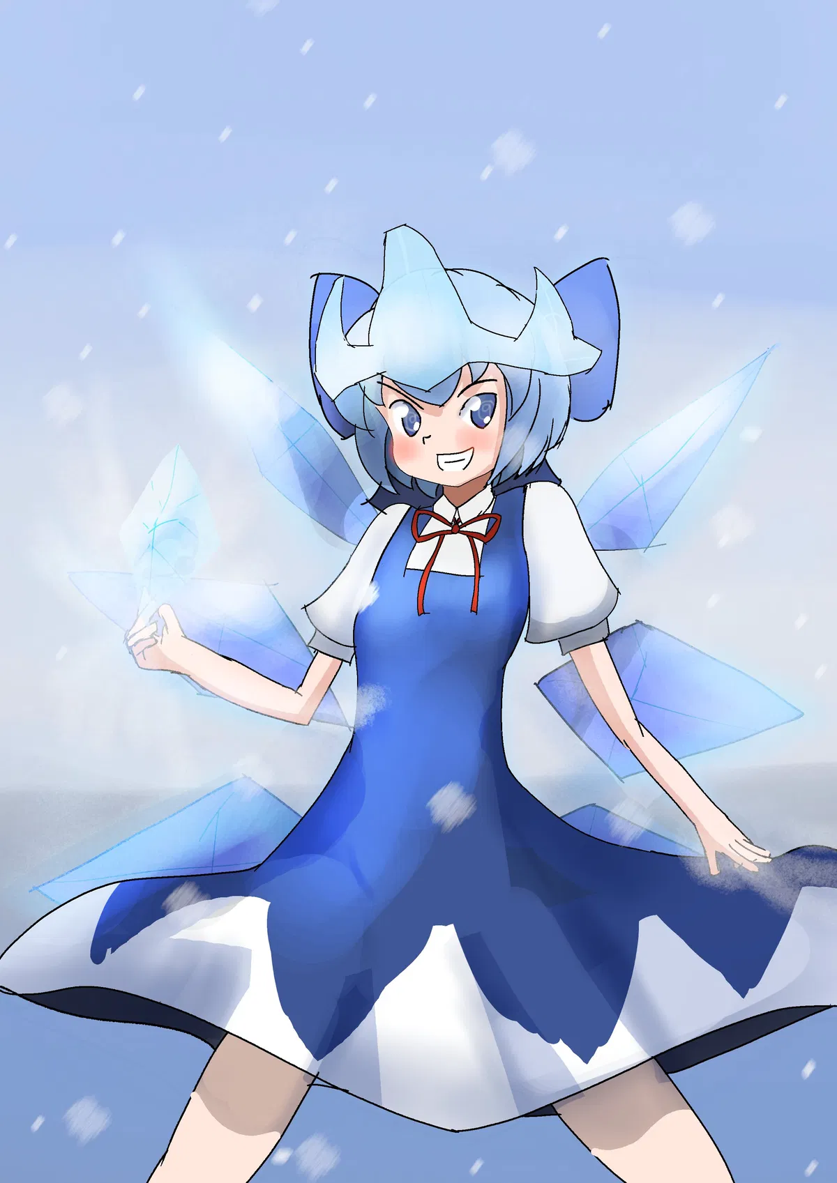 the new queen of gensokyo... Cirno?!