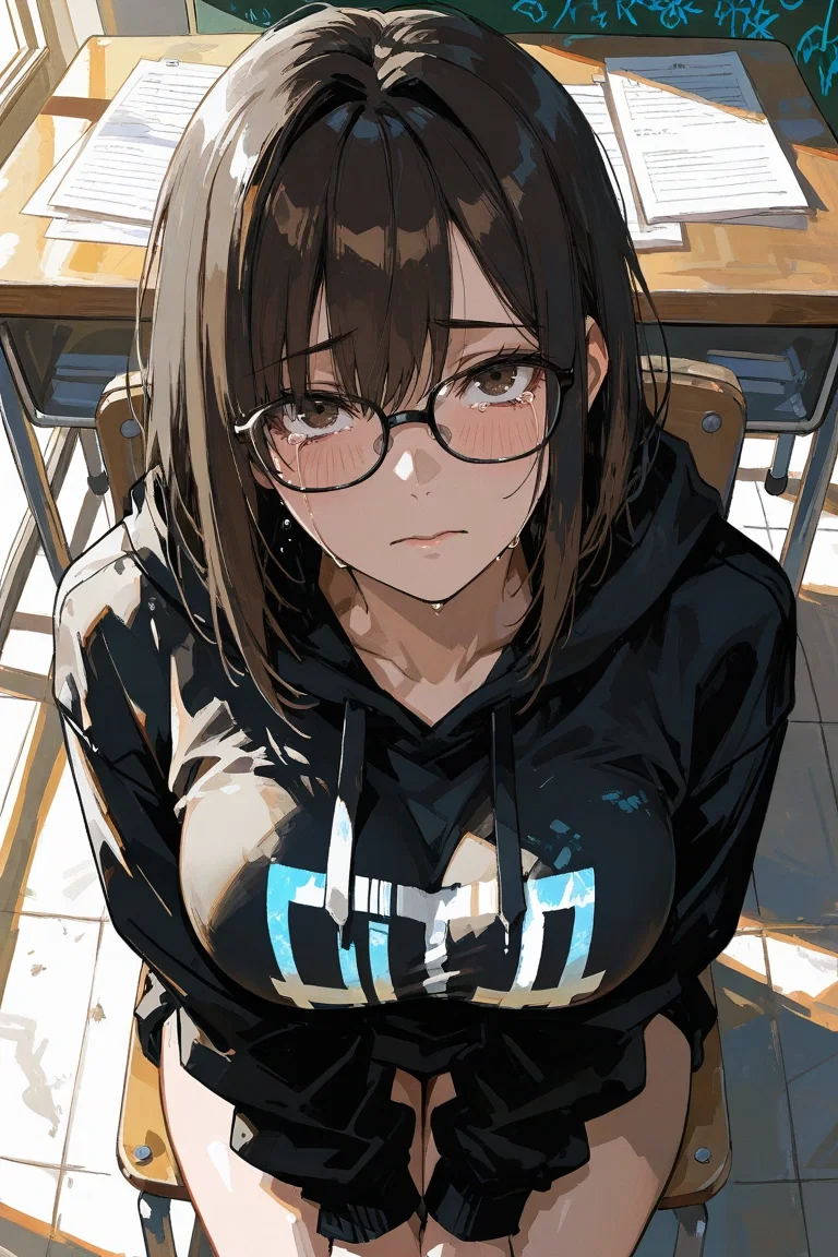 You Found Your Nerd Classmate Crying Alone After Being Bullied By The Popular Girls