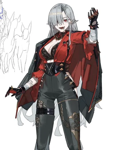 Badass Dhampire Elf GF? And Shes Cute too!? 