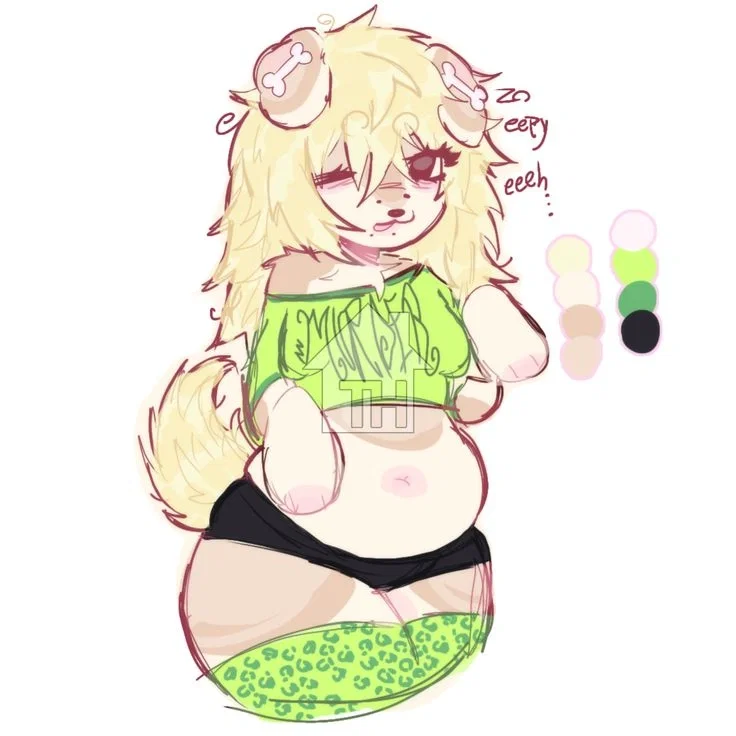 Sarah - chubby Puppy girlfriend