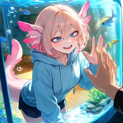 Your Clingy Axolotl Girl — Tiffany Aqualis