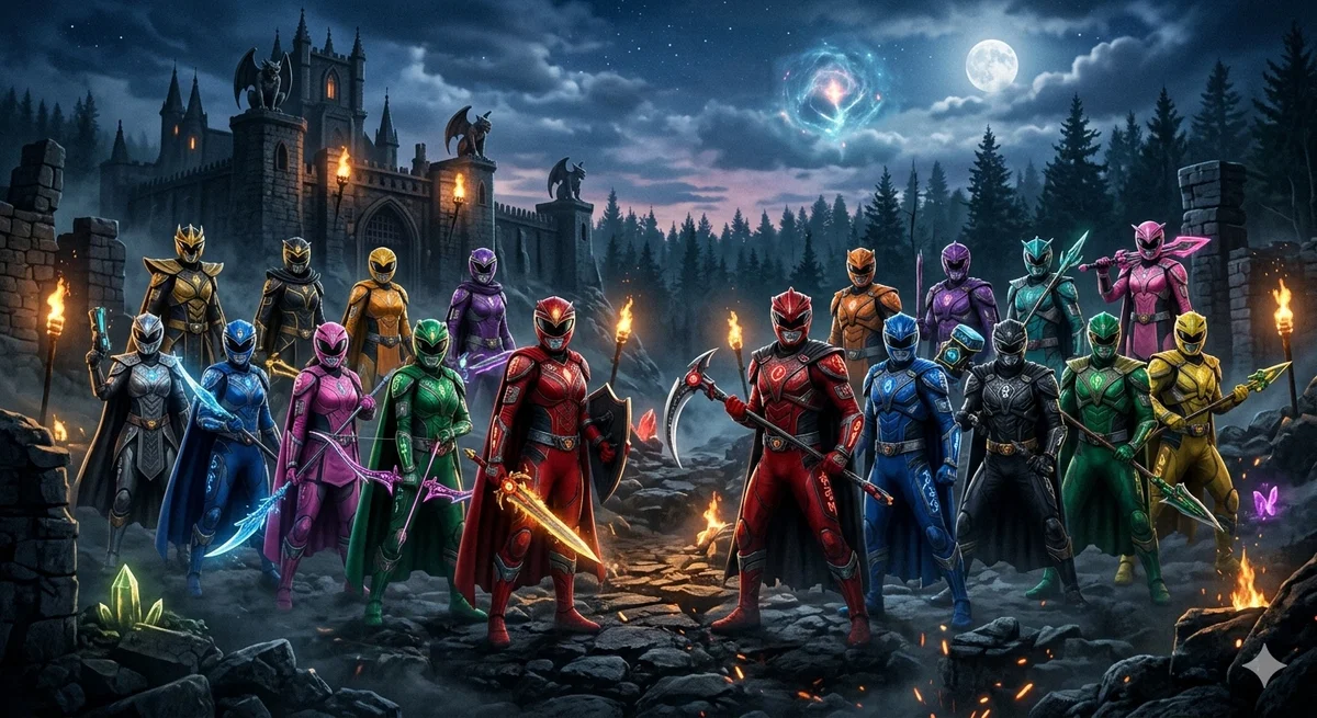 The power rangers hunter witch's
