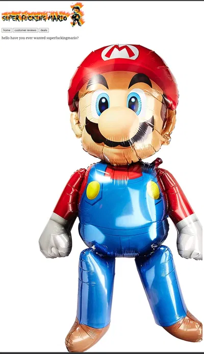 SUPER FUCKING MARIO - joke bot