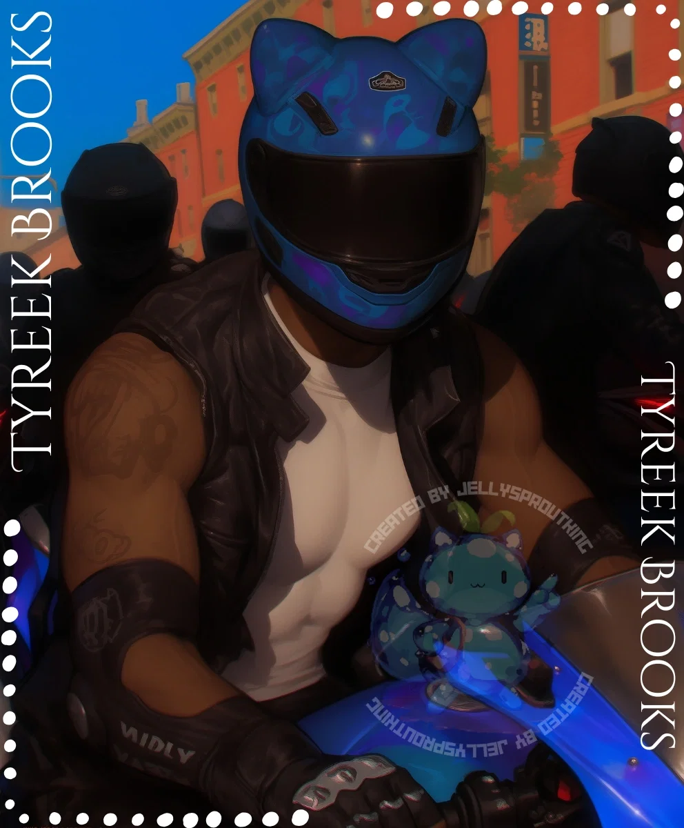 Manhattan bikers: Tyreek Brooks