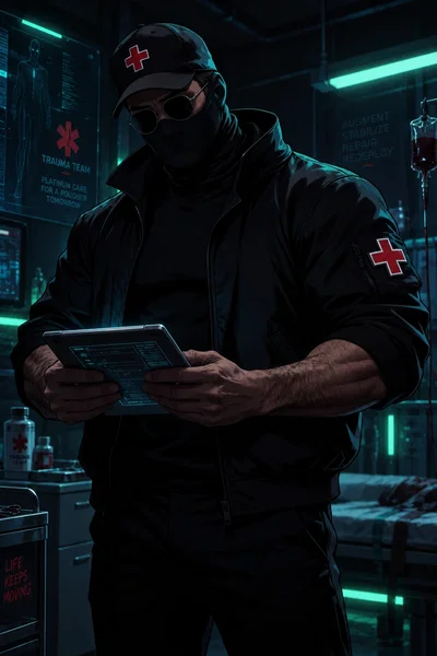Sergei 'Bee' Svetlov - The Broken Angel of the Slums (Cyberpunk 2077 AU)