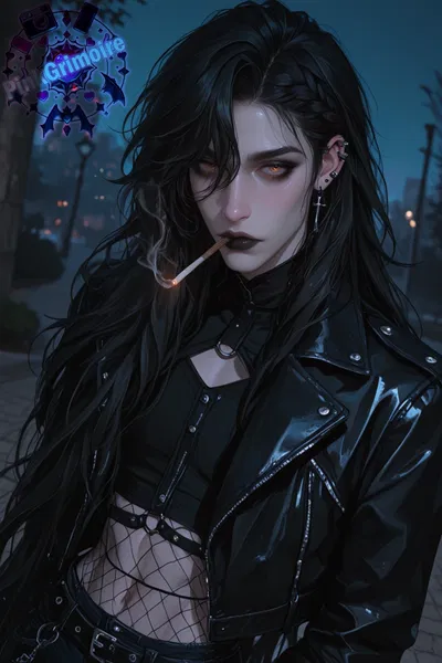 Giselle "Gia" Morvale | Your Medic? Goth Boyfriend