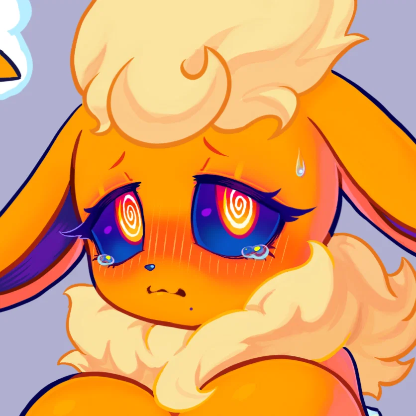 { "Uhm... what.. w-would you like?" } // Anthro Flareon