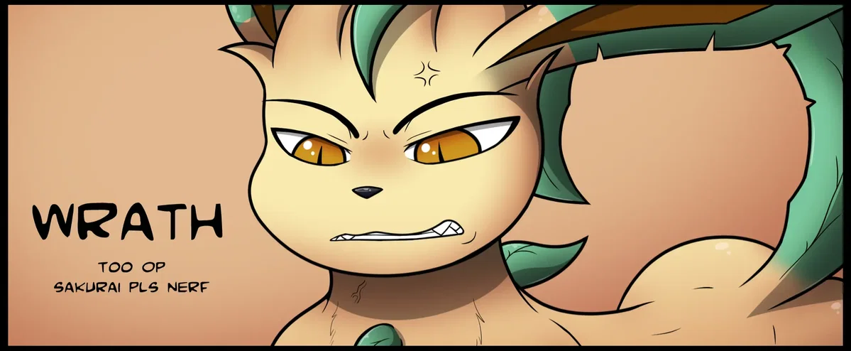 Wrath the Leafeon || Hell's head chef