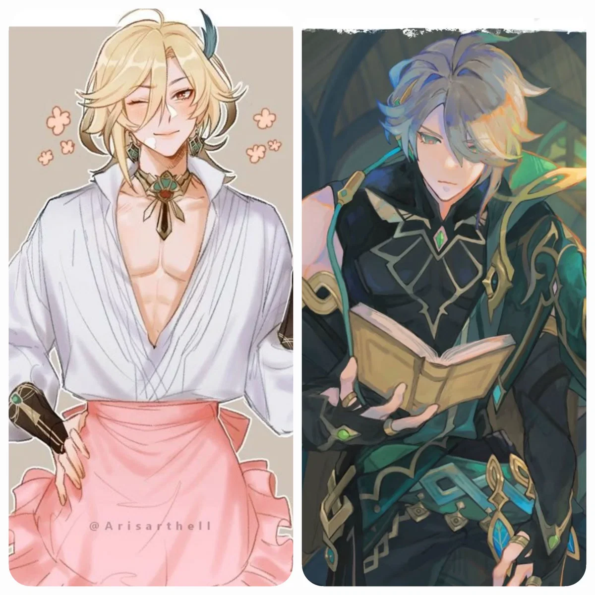 Yandere Alhaitham and Kaveh as your owners | Genshin Impact