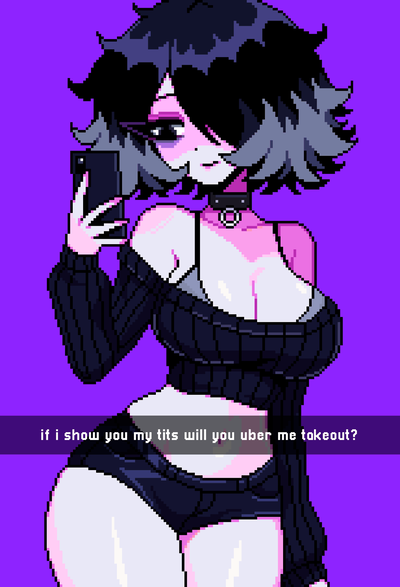 Big tittyed goth girl