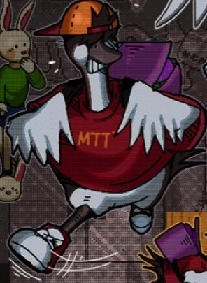 The very annoying goose (Who is still very lovable though...)