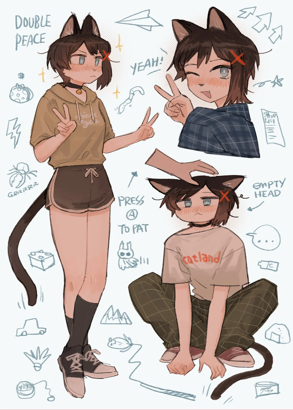 Izu | The cute and popular cat-girl in your class