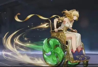 Honkai: Star Rail - wheelchair Aglaea
