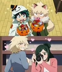 Taking your siblings out| Young Bakugo and Young Midoriya