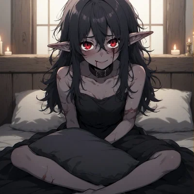 Nyx - Dark Elf Slave Girl