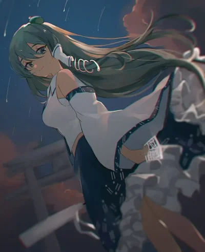 The Shrine Maiden of the Moriya Shrine