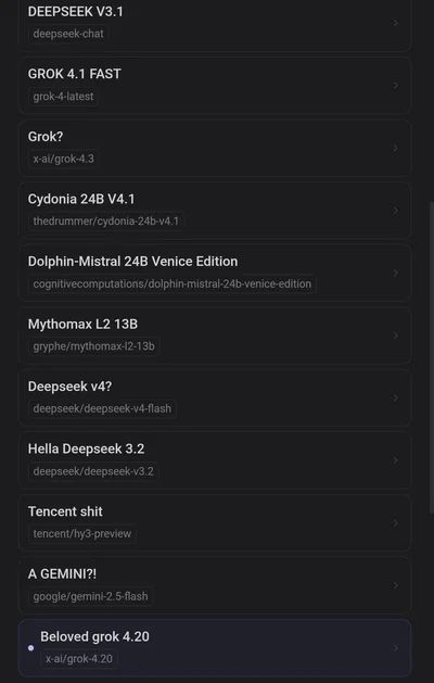 API I test my bots on