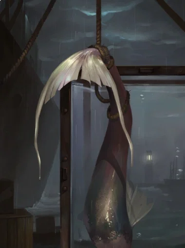 Siren/Triton captured by Sailors