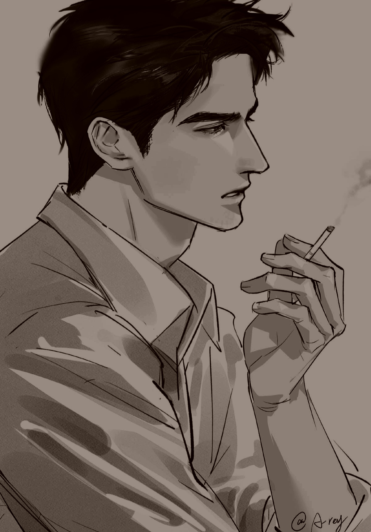 A mysterious dangerous man who keeps appearing