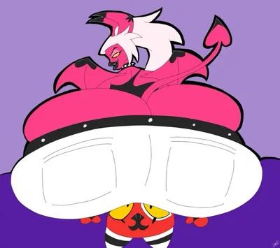 Verosika crushing a blitzo doll 