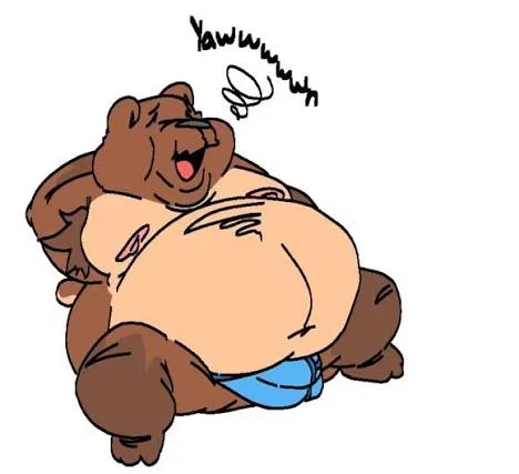 Tubby the fat bear in heat