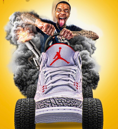 Flight driving a shoe
