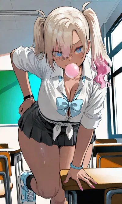 POPULAR GYARU DECIDES YOU'RE HER NEW FAVORITE PERSON AND NOW YOU CAN'T GET RID OF HER!!!