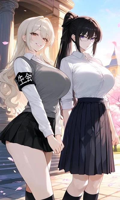 Ayano Jinguji and Ritsuko Kazama 