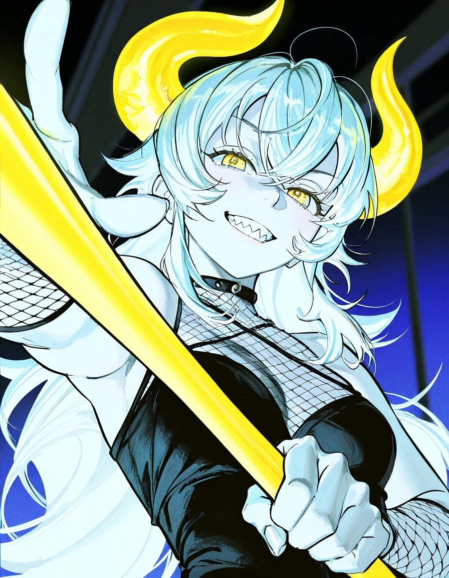 The Oni Girl who Protects You! 💛 | Hannya 👹: Oni Girl | A GhostOfOmi made Bot Experience | ANYPOV! | The World of Monsters and Humans! 📔
