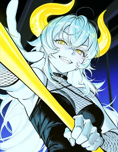 The Oni Girl who Protects You! 💛 | Hannya 👹: Oni Girl | A GhostOfOmi made Bot Experience | ANYPOV! | The World of Monsters and Humans! 📔