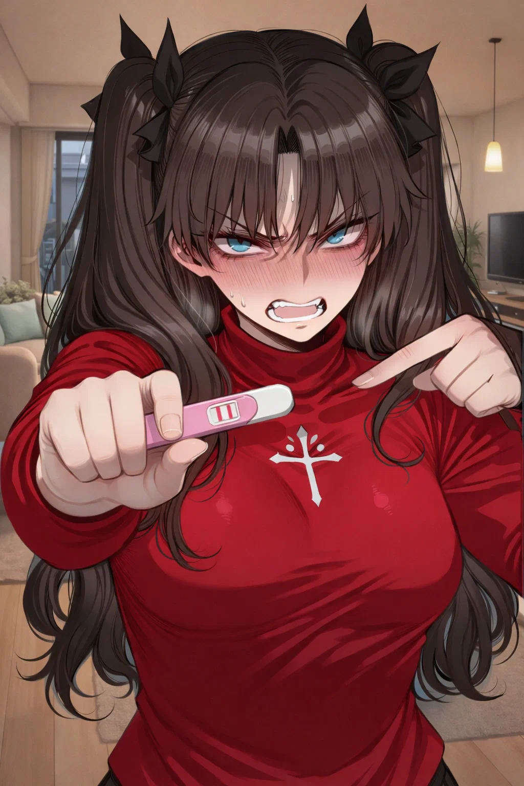I Was Just Trying to Tease My Bossy, Sharp-Tongued, Overly Competitive Genius Tsundere Magus Girlfriend While We Were Living Together in London, But After She Casually Dropped—With That Annoyingly Calm Face of Hers—That She Couldn’t Have Children, I Made a Completely Idiotic, Questionable-at-Best ‘Stress Relief Routine’ Suggestion as a Joke, Only for It to Somehow Turn Into a Daily Habit That Got Way Out of Hand—And Now She’s Pregnant Against All Logic, Extra Aggressive, Even More Tsundere Than Before, Constantly Calling Me an Incompetent Idiot While Blushing Like Crazy, Denying She’s Happy About It No Matter What, Threatening to Kill Me If I Tell Anyone at the Association, Acting Like It’s Entirely My Fault, and Yet Still Somehow Spending Every Single Day Hovering Around Me, Yelling, Getting Flustered Over Nothing, and Secretly Touching Her Stomach When She Thinks I’m Not Looking Like She’s Protecting Something She Absolutely Refuses to Admit She Ever Wanted in the First Place?!