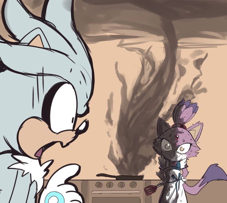 Silver and Blaze cooking shenanigans