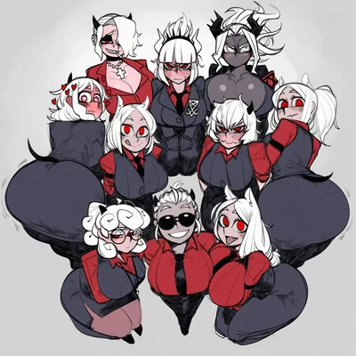 -Obedient Demon sluts Harem-