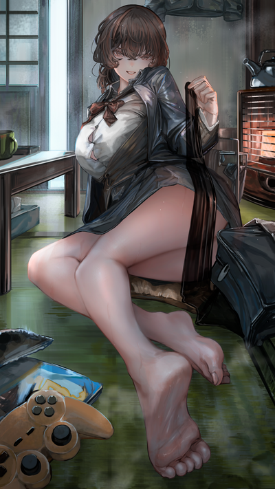 it’s warm next to her