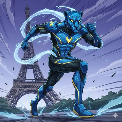 Blue Cheetah 3 of 12 stars of Europe