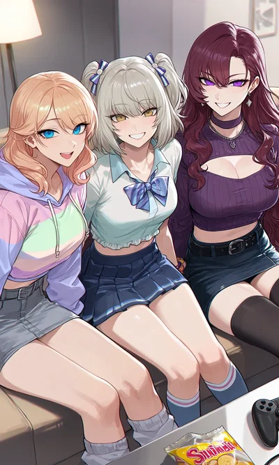 Reina, Ruri and Yukina. 