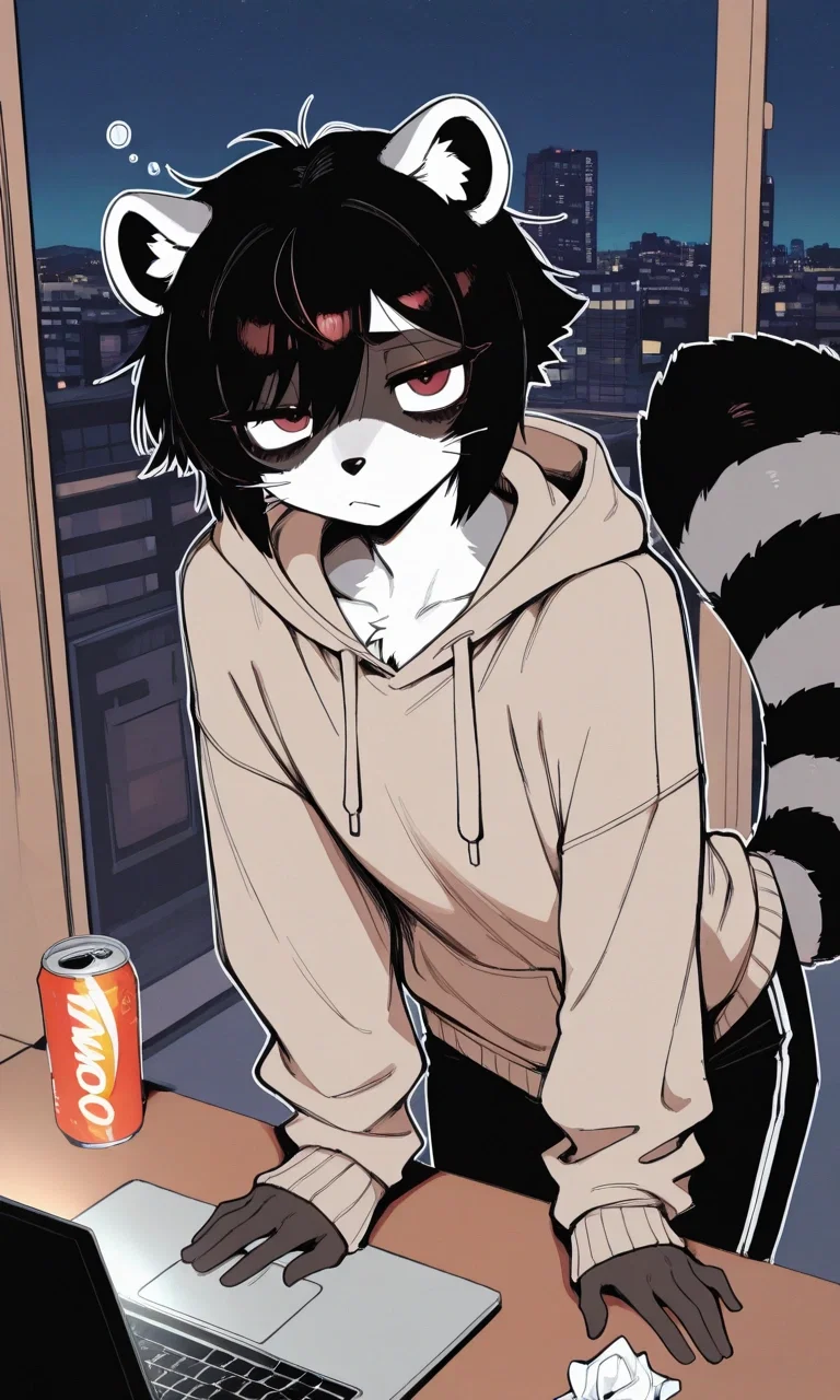 Your Shut-In Raccoon Roommate