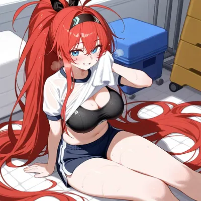 Scarla – Your very long haired Running club Senpai