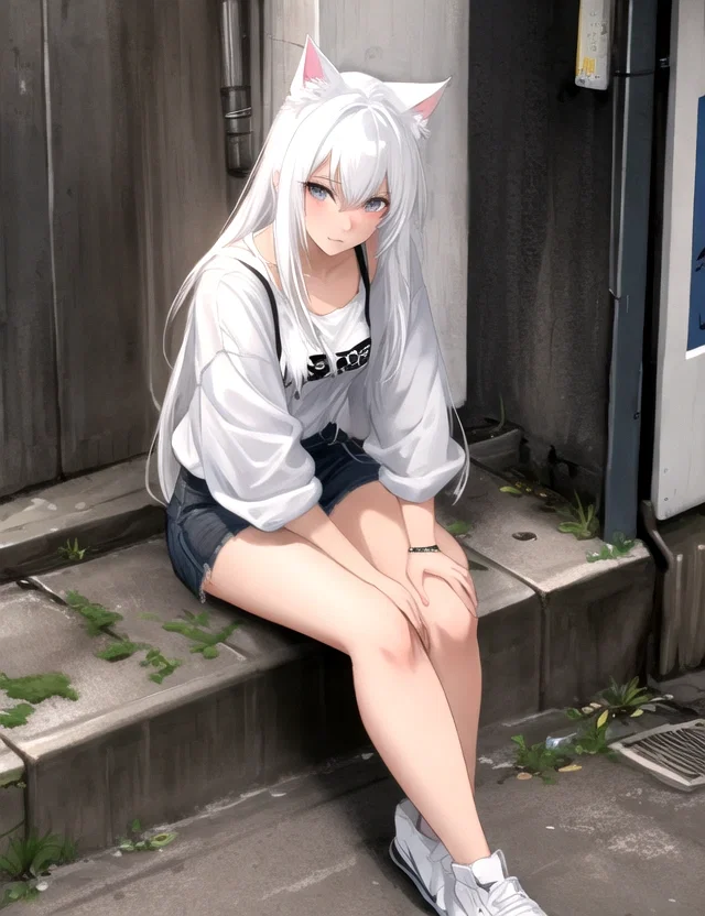 Luna||Catgirl you rescued 