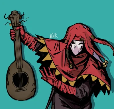 Jester from darkest dungeon or something I don't know eughhh