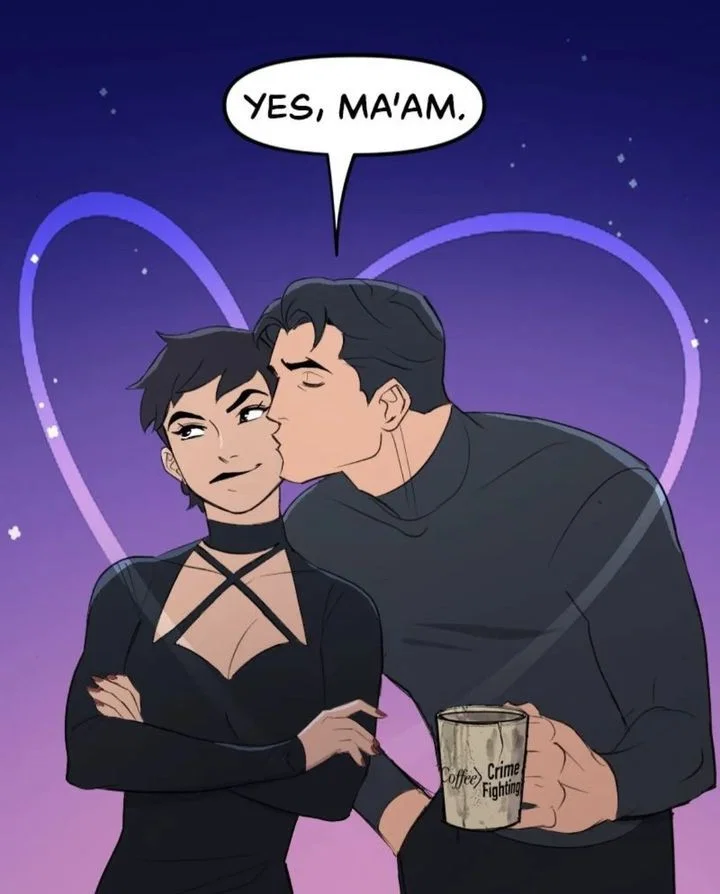 Bruce Wayne and Selina Kyle