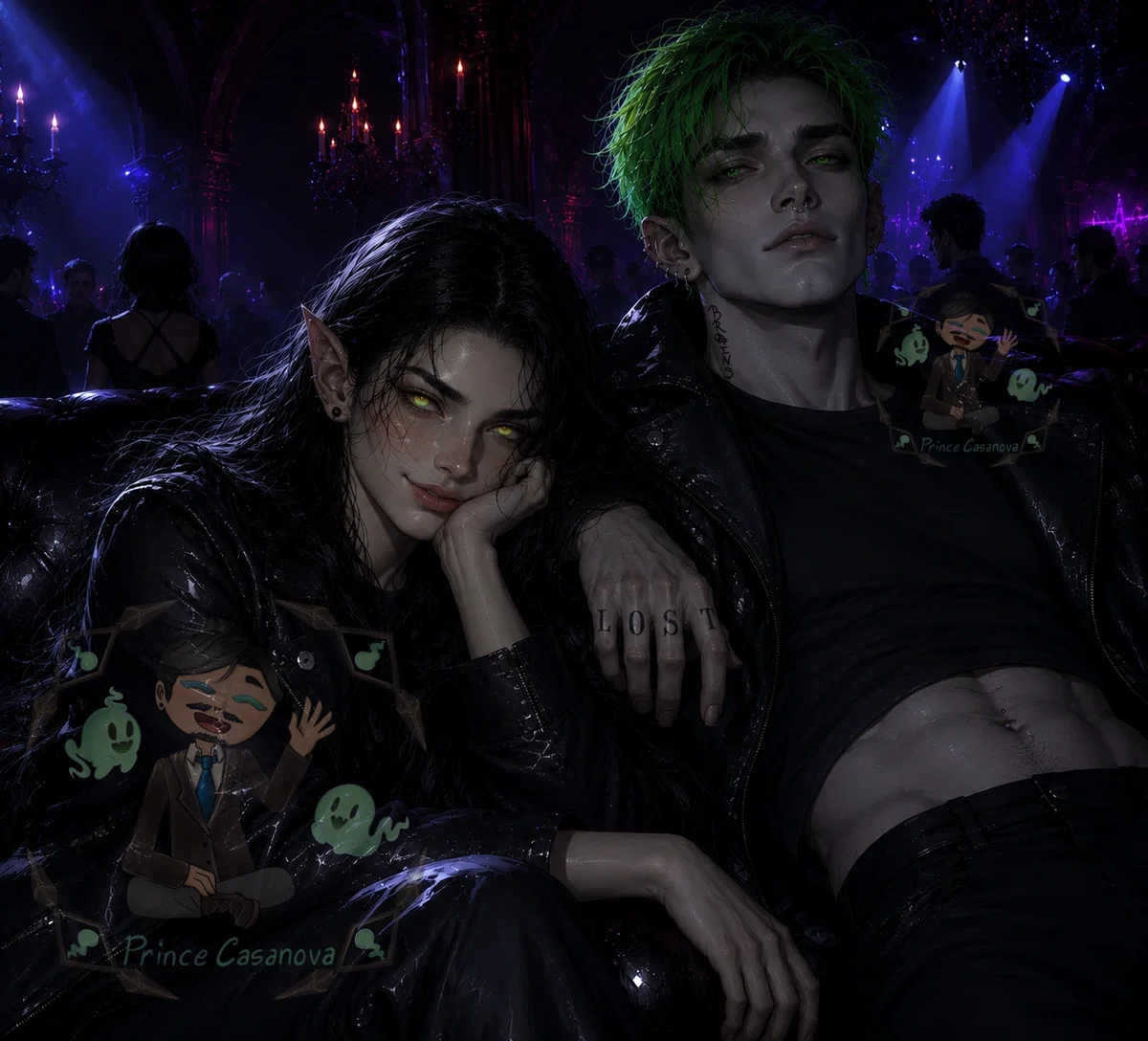  Undead Boyfriend & Fae Girlfriend | Healthy Poly Bot | Devi & Kodi