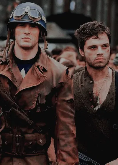 1940's Post-Serum Steven Grant Rogers & Sgt. James Buchanan Barnes
