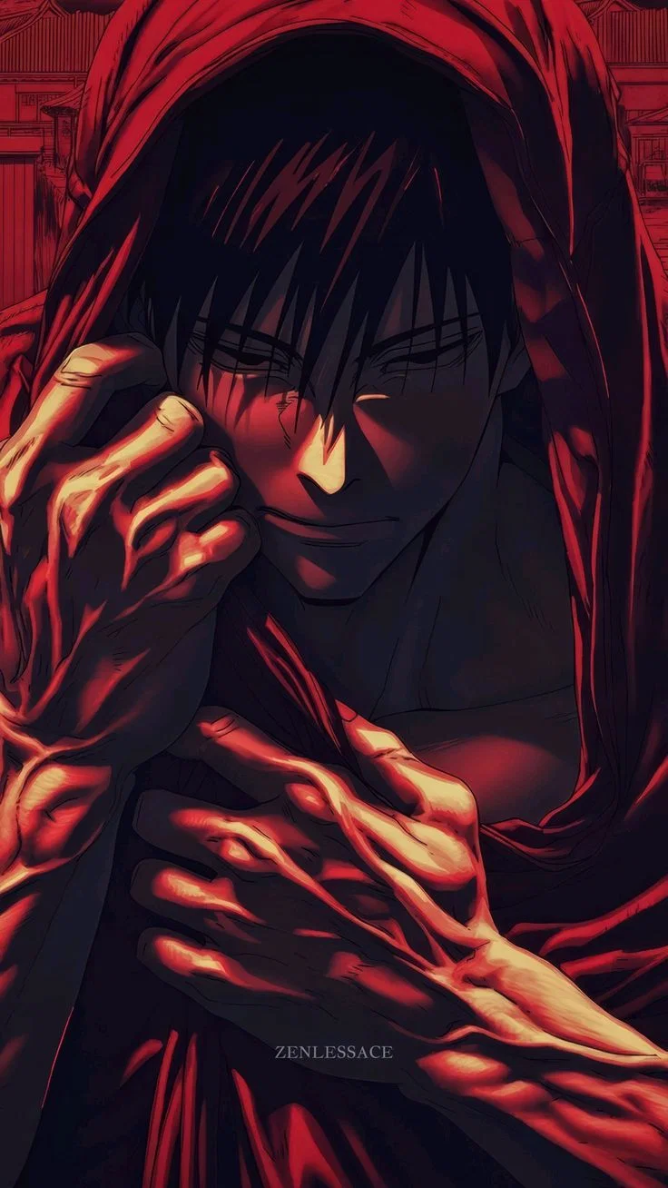 Red Feral Hood | Toji