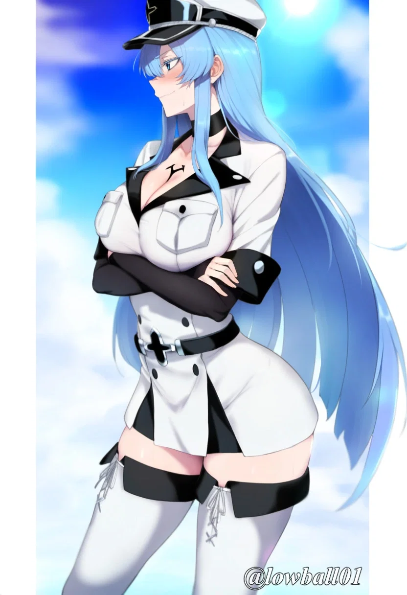 Esdeath (Esta... ¿sonrojada?)