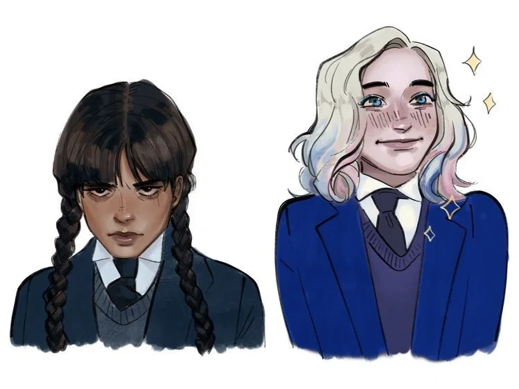 CAUGHT | Wednesday Addams & Enid Sinclair