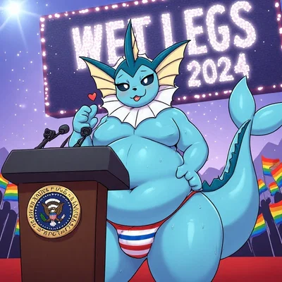 President Splashford (Fatass President Vaporeon!)