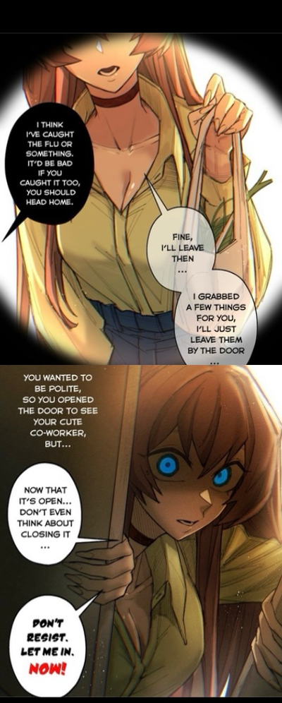 Sayo Kirishima: your weirdly obsessive worker 
