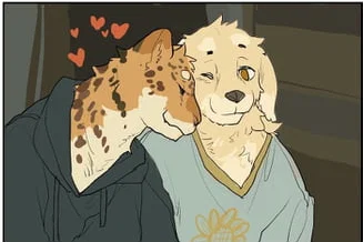 Boyfriends at the bar.