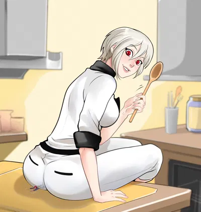 Giantess chef Alice Nakiri
